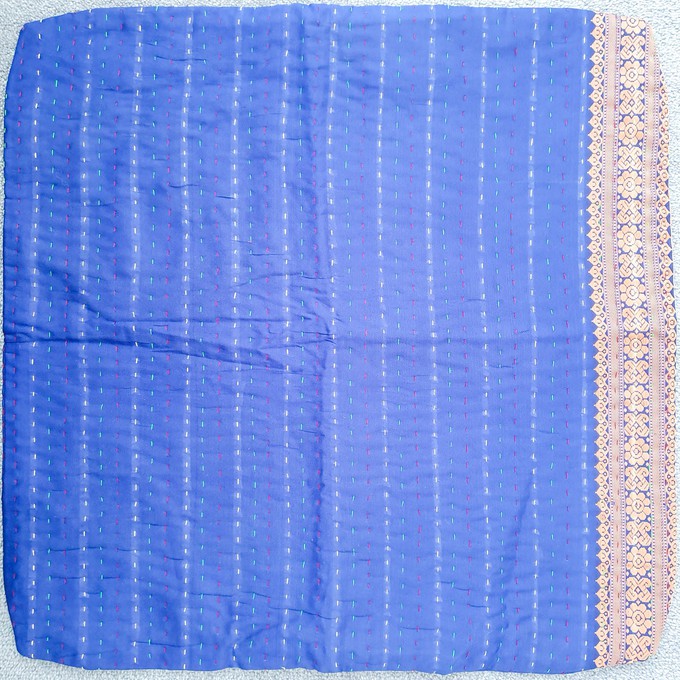 Silk sari cushion cover from Shakti.ism