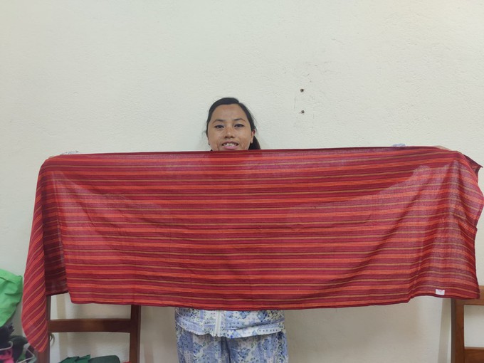 Soft cotton scarf, handwoven in Nepal from Shakti.ism