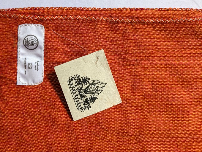 Soft cotton scarf, handwoven in Nepal from Shakti.ism