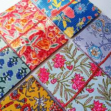 Eco Friendly Cotton Fabric Journals (5 x 7 in), Fair Trade Stationery Ethically Handmade in India via Shakti.ism