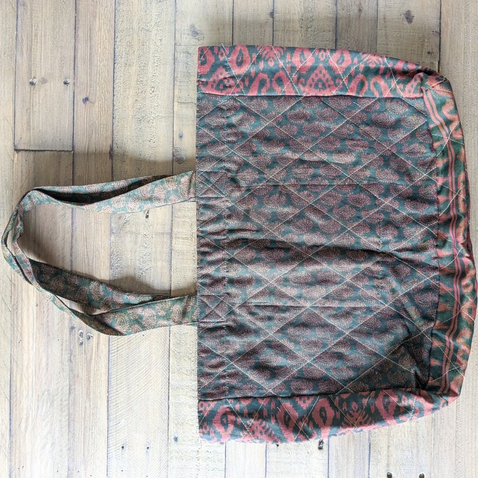 Large sari market shopper tote bags from Shakti.ism