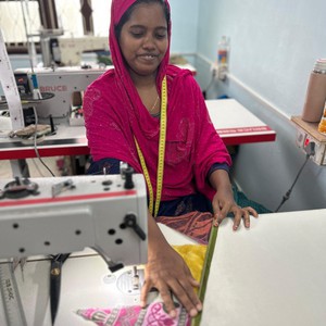 Upcycled sari flags, reusable sari bunting from Shakti.ism