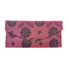 Handmade sari envelope clutch bag via Shakti.ism