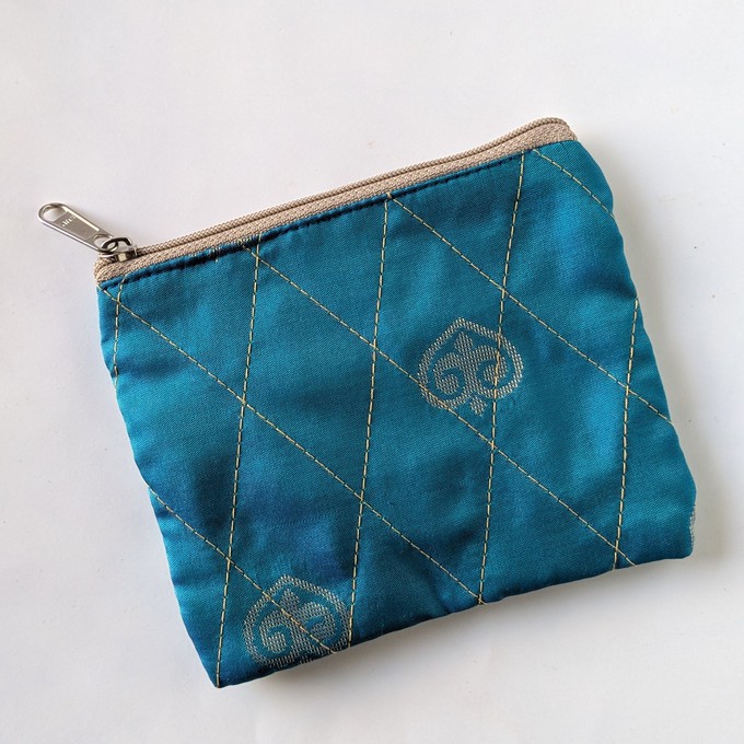 Upcycled Sari Coin Purses: Fair Trade Colourful Quilted Pouches from Shakti.ism