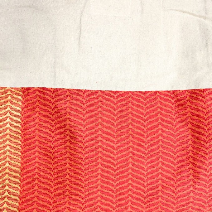 Half sari, half cotton tote bag, ethically handmade in India from Shakti.ism