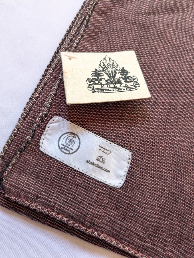 Soft cotton scarf, handwoven in Nepal from Shakti.ism