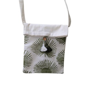 Handmade Fold-over Cotton Canvas Crossbody Sling Bag from Shakti.ism