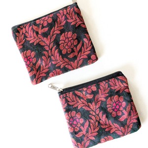 Handmade sari coin pouches from Shakti.ism