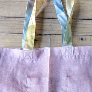 Slim Sari Tote Bag with Pocket: Ethically Handmade in India from Shakti.ism