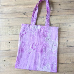 Slim Sari Tote Bag with Pocket: Ethically Handmade in India from Shakti.ism