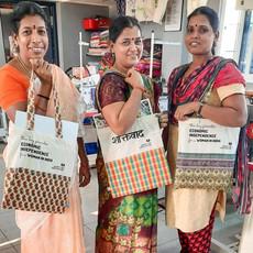 The surprise sari tote bag from Shakti.ism