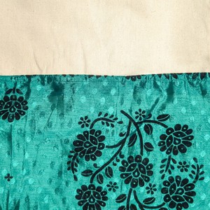 Half sari, half cotton tote bag, ethically handmade in India from Shakti.ism