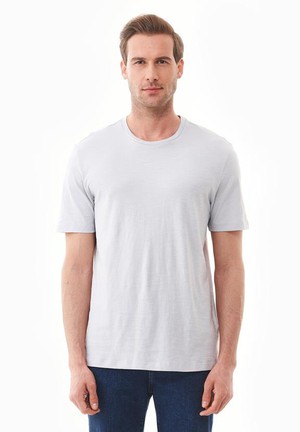 T-Shirt Basic Light Grey from Shop Like You Give a Damn