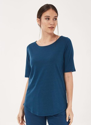 T-Shirt Half Sleeves Navy from Shop Like You Give a Damn