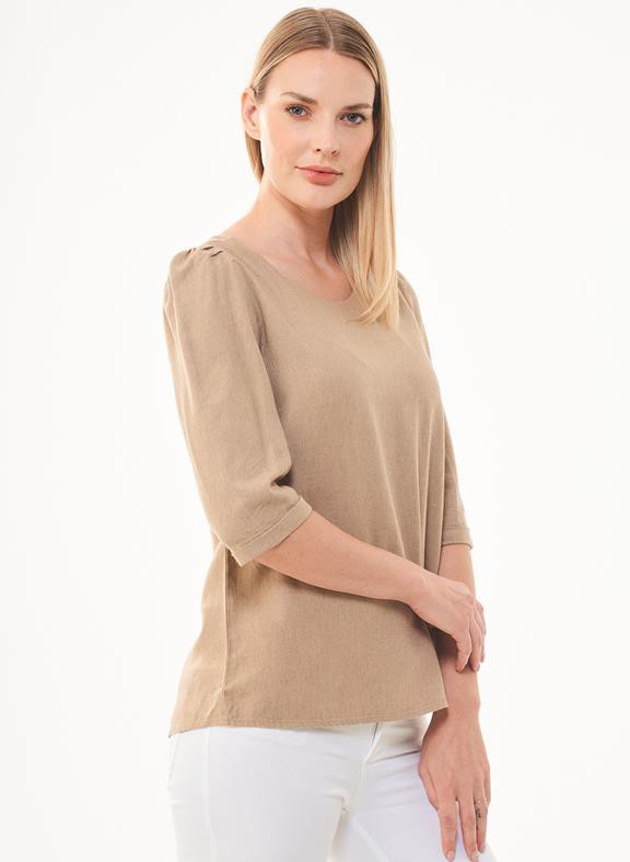 Top Ecovero Linen Beige from Shop Like You Give a Damn