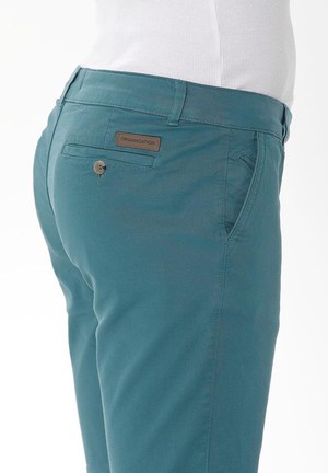 Chino Shorts Slim Petrol Green from Shop Like You Give a Damn