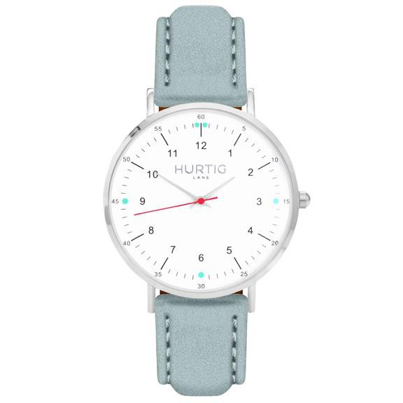 Watch Moderno Silver White & Light Blue from Shop Like You Give a Damn