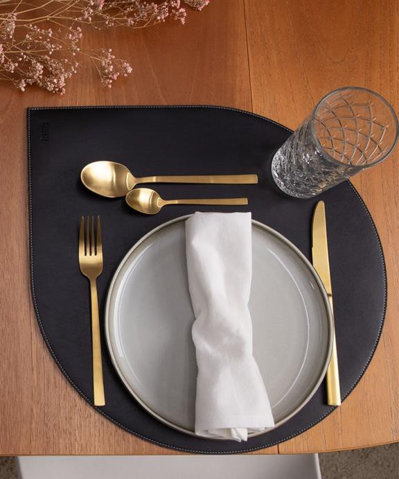 Placemat Ronia Night Black - Set Of 4 from Shop Like You Give a Damn