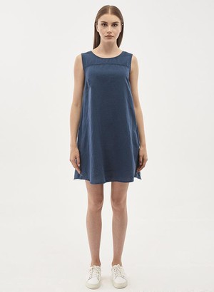 Sleeveless Dress Navy from Shop Like You Give a Damn