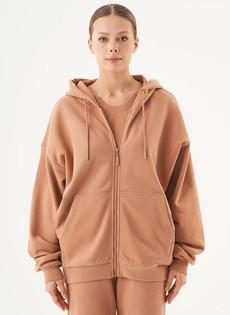 Sweat Cardigan Jale Light Brown from Shop Like You Give a Damn