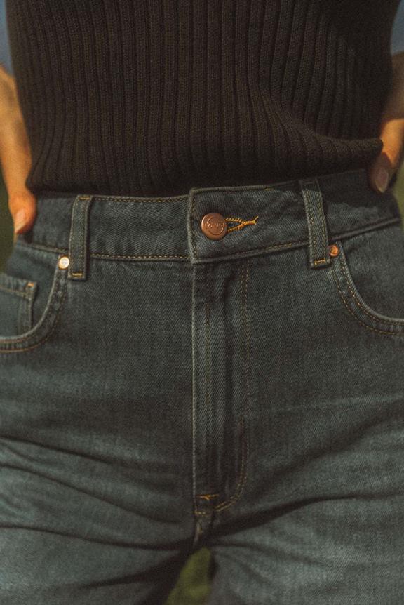 Straight Jeans Medlar Middark from Shop Like You Give a Damn