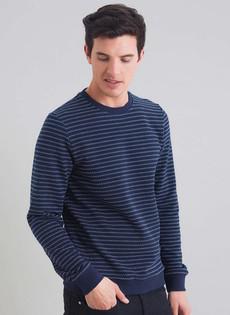 Sweatshirt Striped Navy via Shop Like You Give a Damn