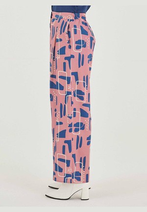 Pants With Allover Print Pink & Blue from Shop Like You Give a Damn