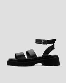 Strappy Sandals Black via Shop Like You Give a Damn