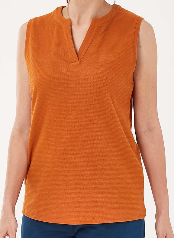 Sleeveless Top Orange from Shop Like You Give a Damn