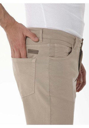 Pants Five Pocket Beige from Shop Like You Give a Damn