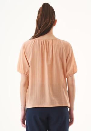 Voile Blouse Light Brown from Shop Like You Give a Damn