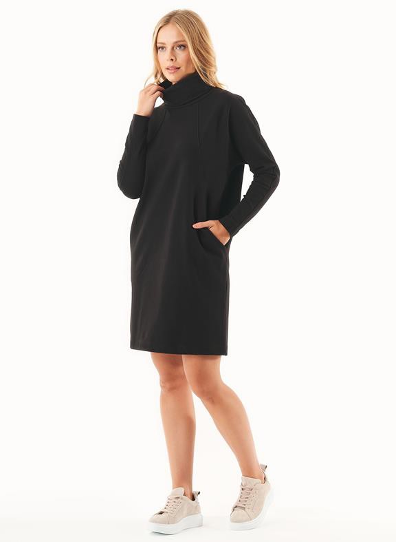 Sweater Dress Organic Cotton Black from Shop Like You Give a Damn