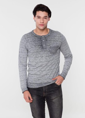 Top Long Sleeves Organic Cotton Grey from Shop Like You Give a Damn