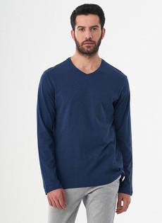 Long Sleeve T-Shirt Navy from Shop Like You Give a Damn