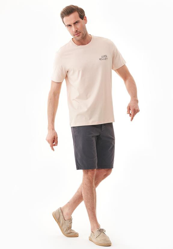 T-Shirt With Wagon Print Birch Brown from Shop Like You Give a Damn