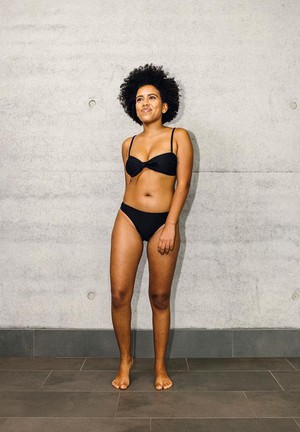 Bikini Slip Aminata Black Structured from Shop Like You Give a Damn