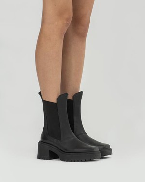 Squared Chelsea Boots Black from Shop Like You Give a Damn