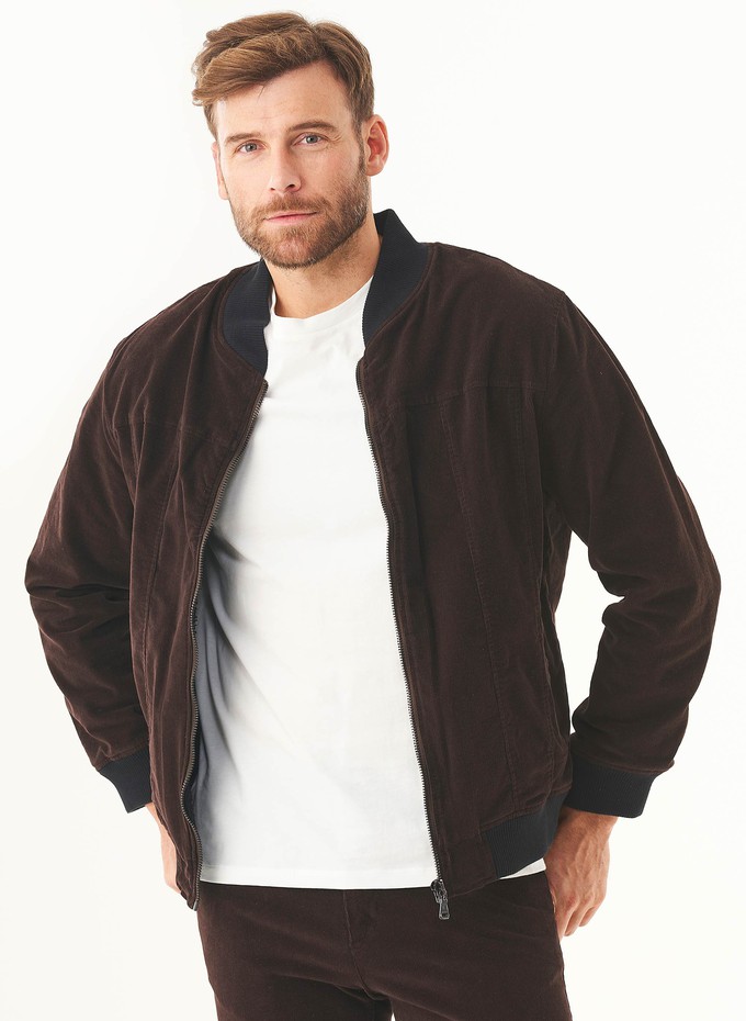 Bomber Jacket Corduroy Espresso from Shop Like You Give a Damn