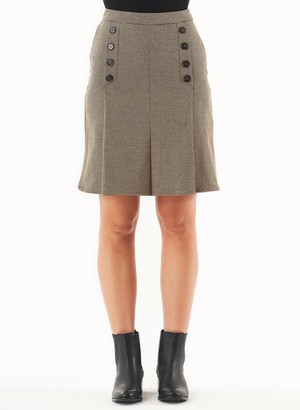 Skirt Organic Cotton Blend Black Camel from Shop Like You Give a Damn