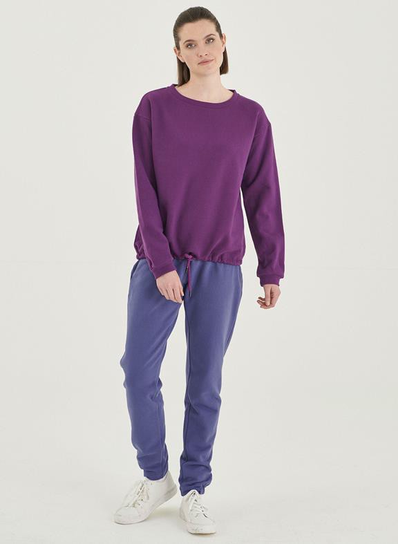 Sweater With Cord Purple from Shop Like You Give a Damn