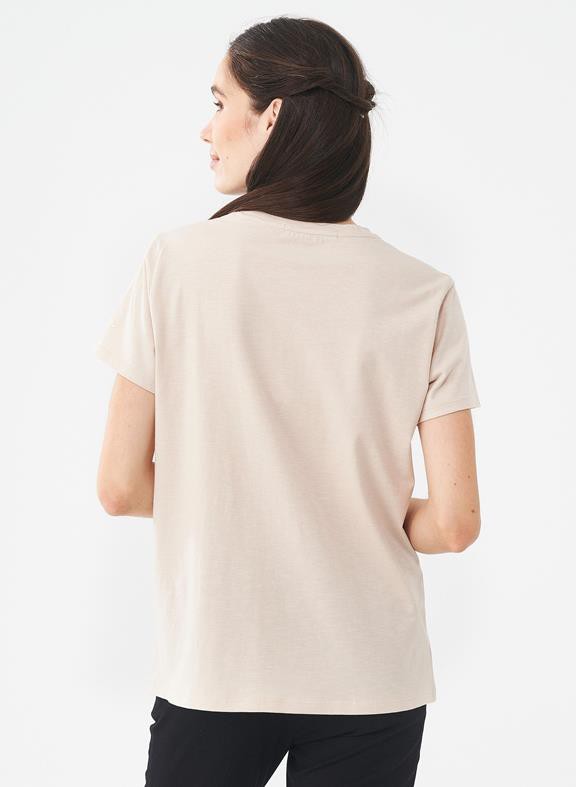 T-Shirt Bicycle Print Cream from Shop Like You Give a Damn