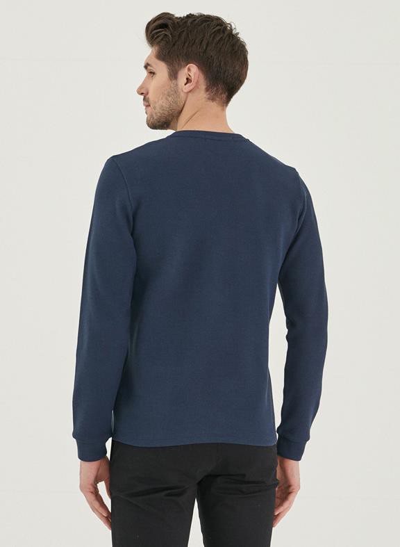 Top Long Sleeves Organic Cotton Navy from Shop Like You Give a Damn