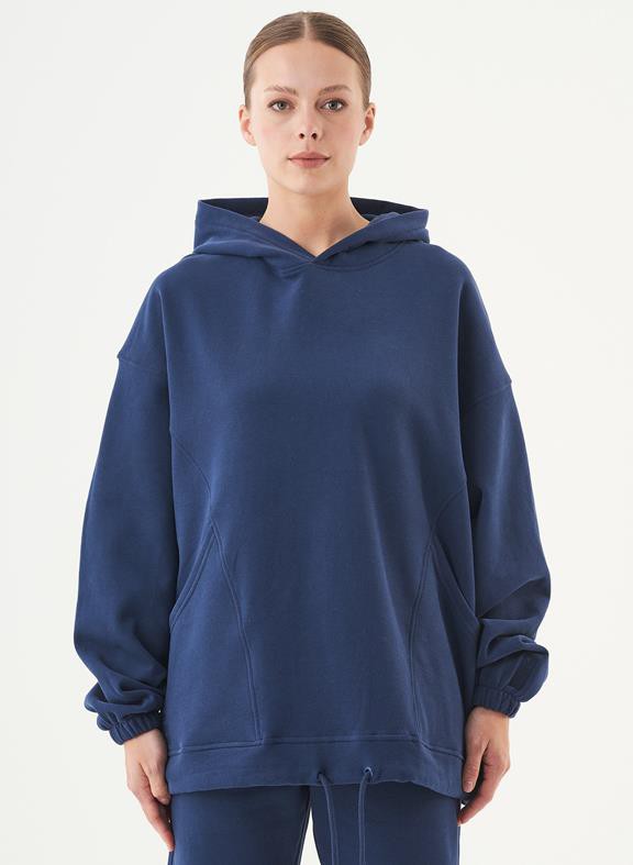 Oversized Hoodie Hande Dark Blue from Shop Like You Give a Damn