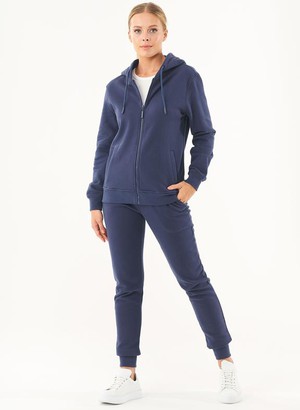 Soft Touch Zip Hoodie Navy from Shop Like You Give a Damn