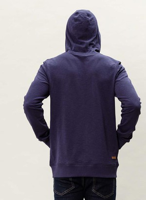 Hooded Sweat Jacket Dark Blue from Shop Like You Give a Damn