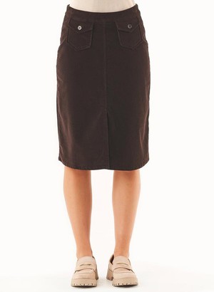 Skirt Organic Corduroy Espresso from Shop Like You Give a Damn