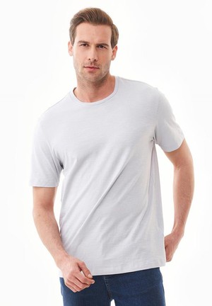 T-Shirt Basic Light Grey from Shop Like You Give a Damn