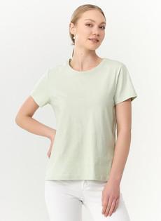 Basic T-Shirt Organic Cotton Sage Green via Shop Like You Give a Damn