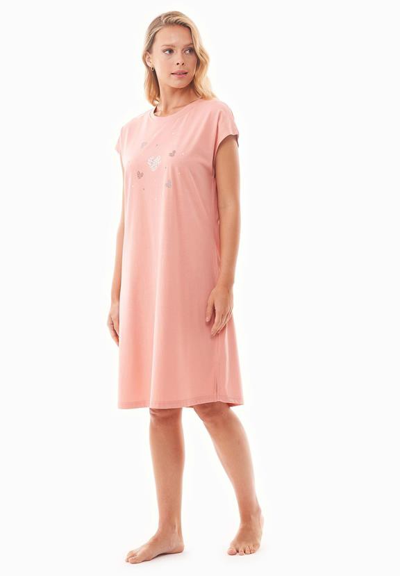 Night Gown With Print Danveer Pink from Shop Like You Give a Damn