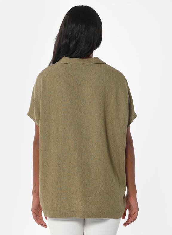 Blouse Olive Green from Shop Like You Give a Damn